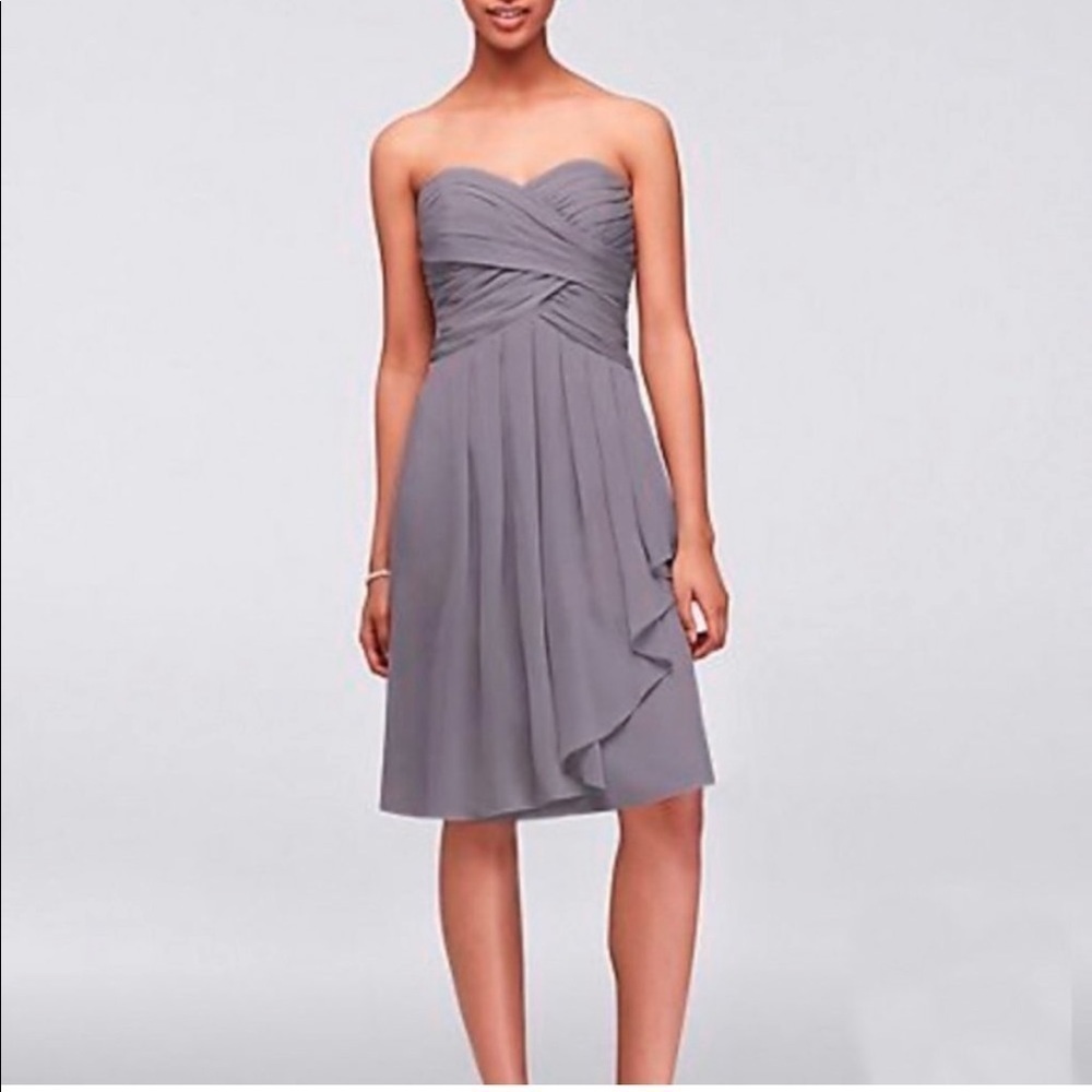 David’s Bridal Bridesmaid Dress in size 2! Excellent condition and worn once!